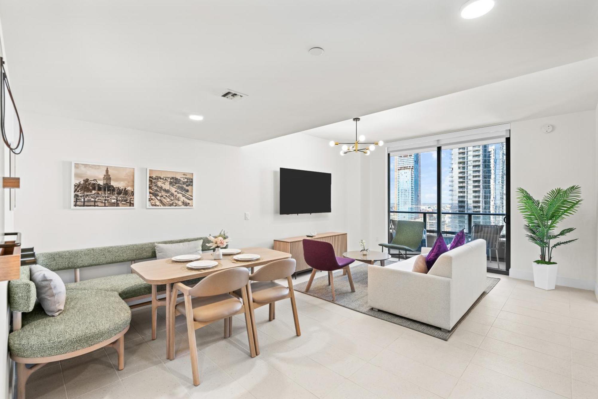 New 28th Floor Unit - Breathtaking Bay And Downtown Views Apartment Miami